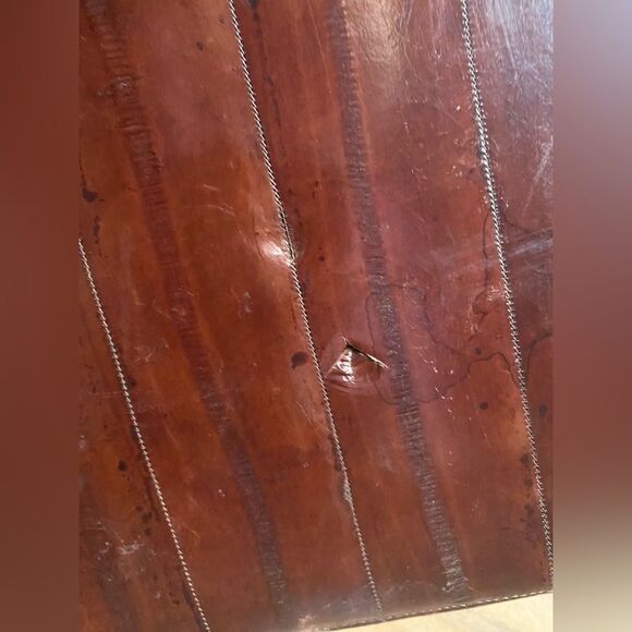 Very unique authentic eel skin bag - Picture 6 of 9